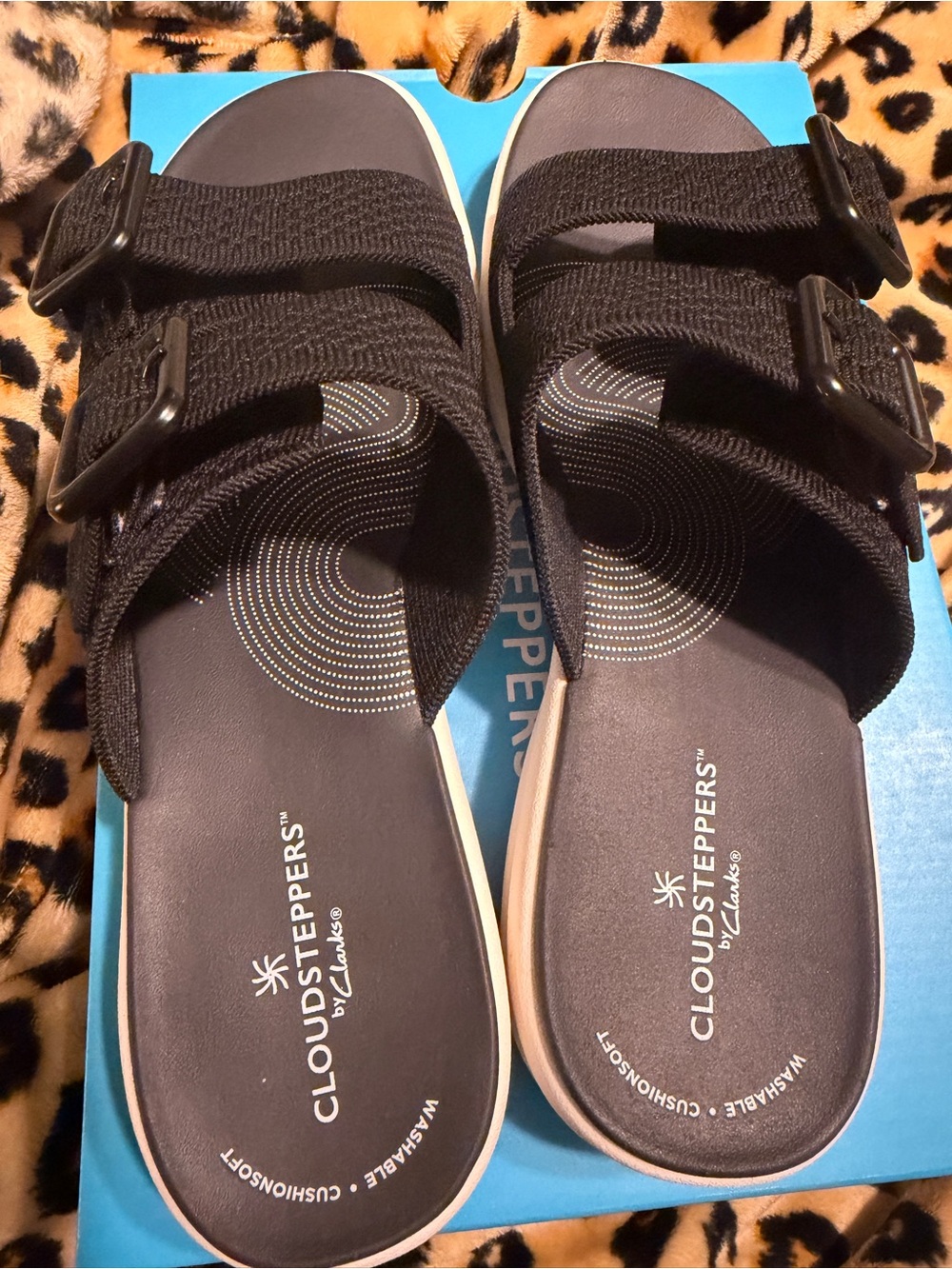 Clarks Cloudsteppers Slide Sandals -Drift Faye size 10 M